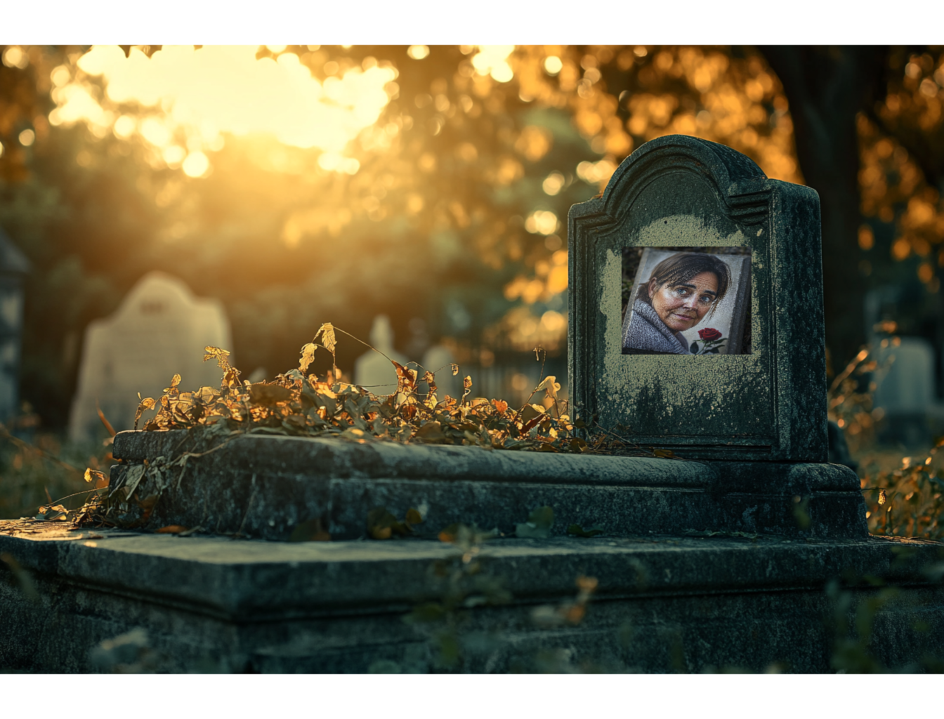 A woman's grave | Source: No source