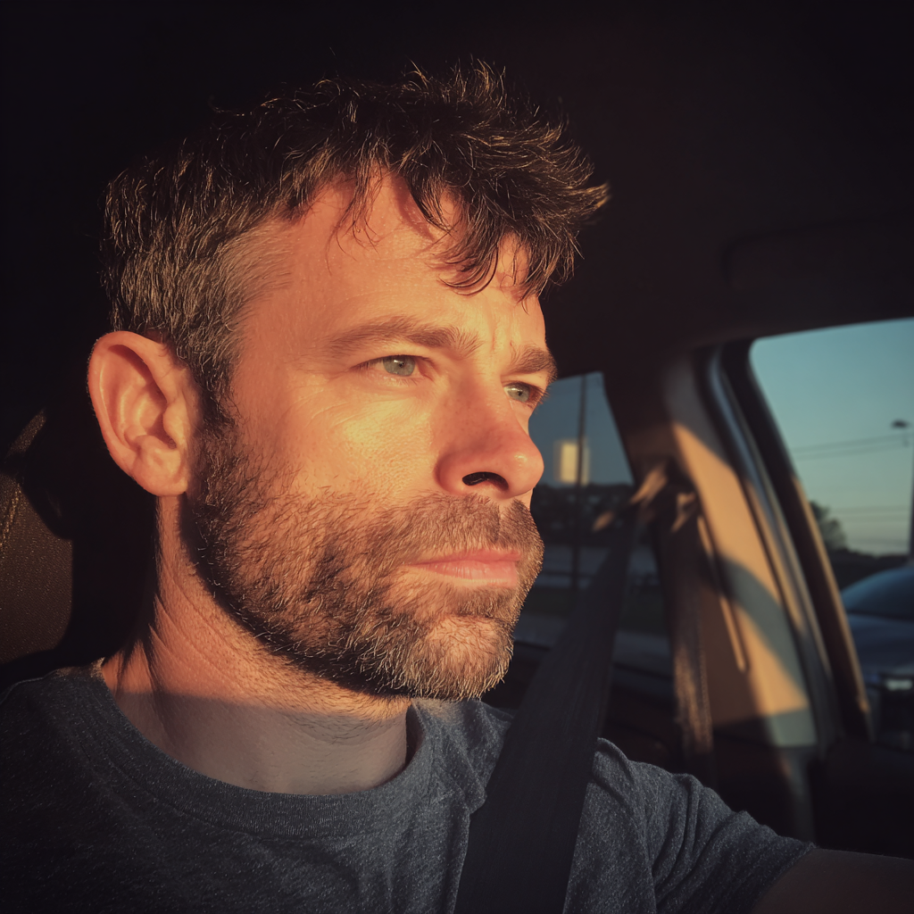 A man driving a car | Source: no source