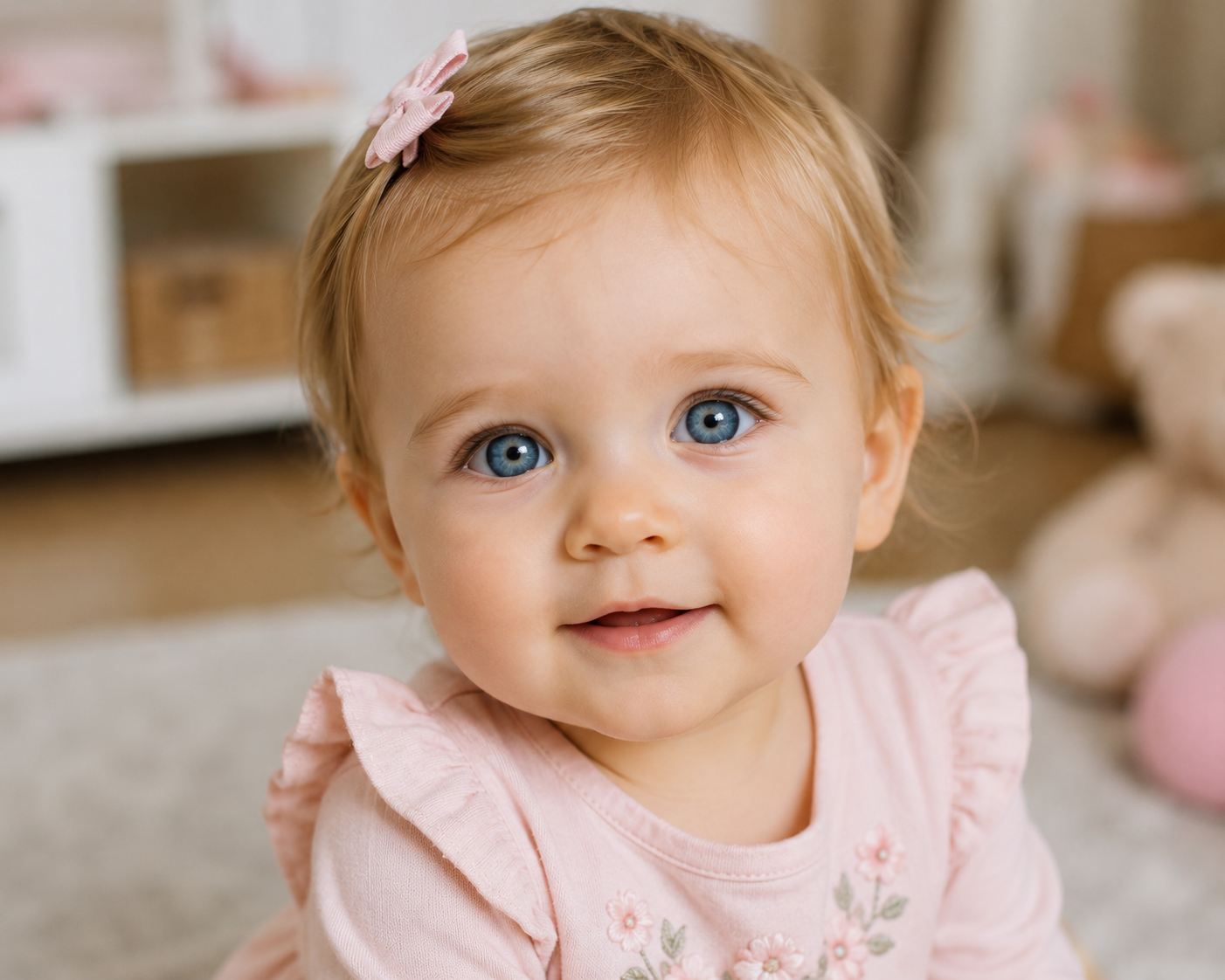 Portrait of a baby girl | Source: Amomama