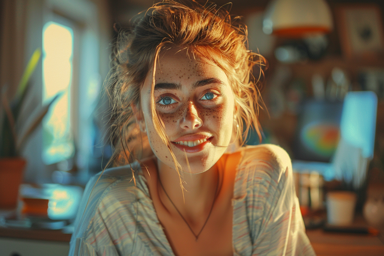A woman smiling | Source: No source
