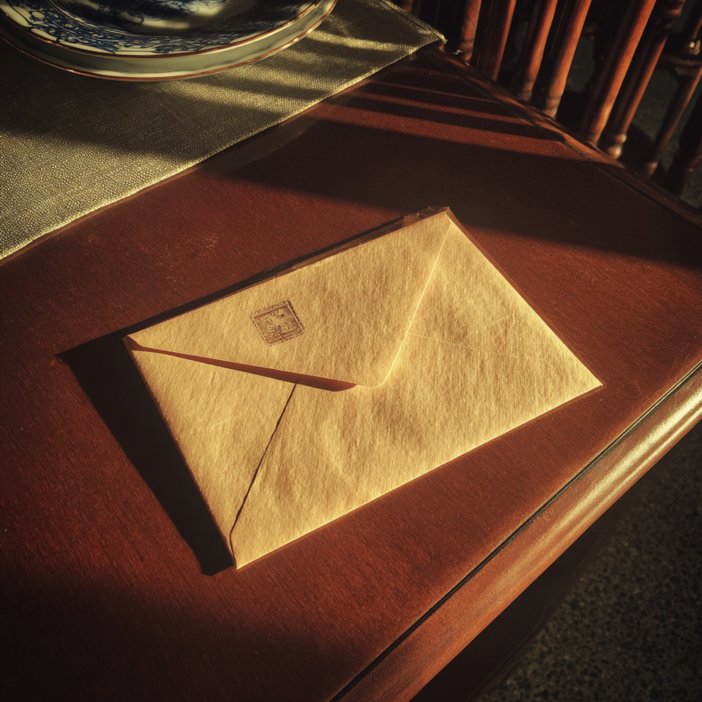 A manila envelope on a table | Source: no source