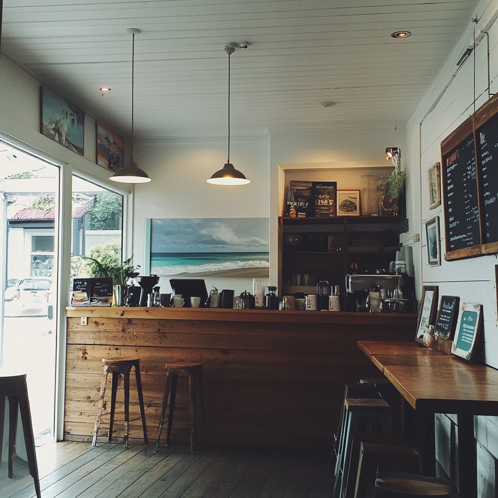 The interior of a coffee shop | Source: No source