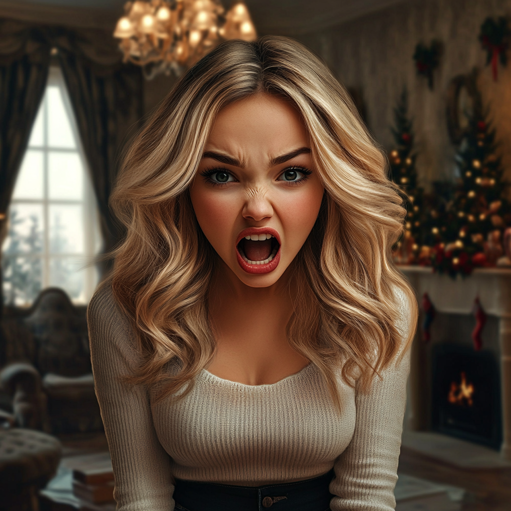 An angry woman yelling | Source: no source