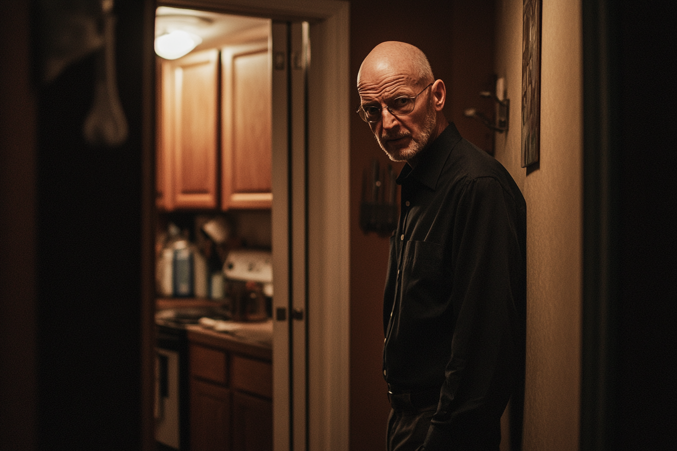 A sad man in a hallway | Source: no source