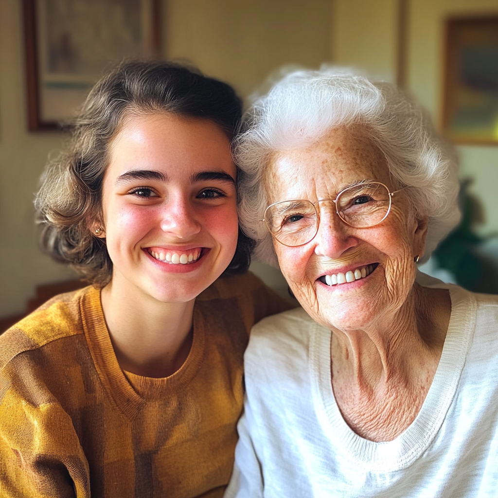 A caregiver with an elderly woman in a nursing home | Source: no source
