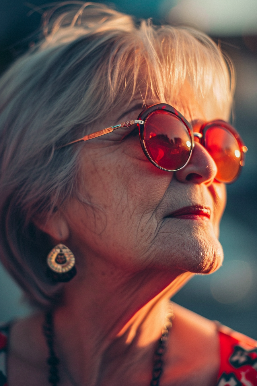 A smiling older woman | Source: No source
