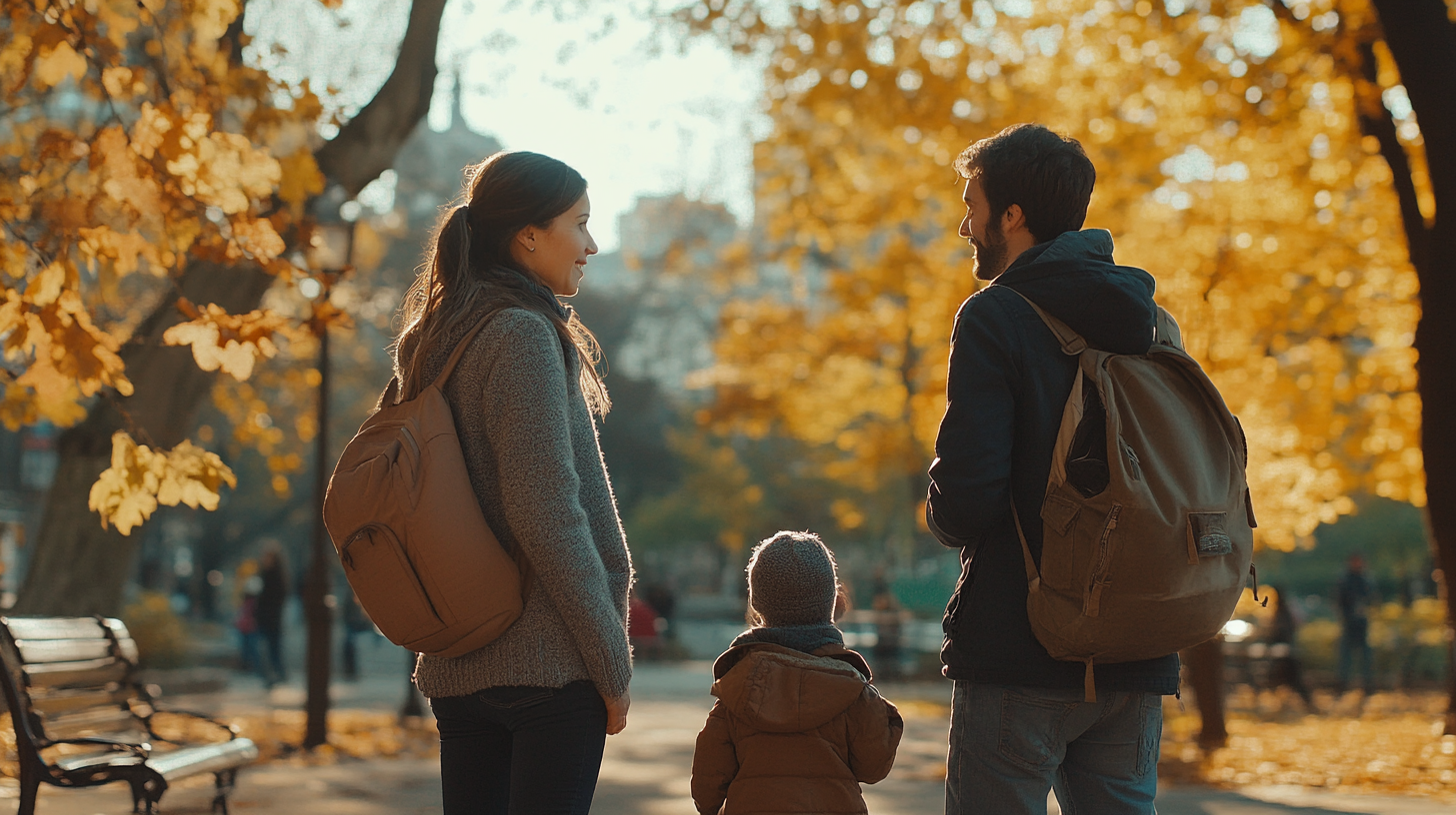 A family in a park | Source: No source
