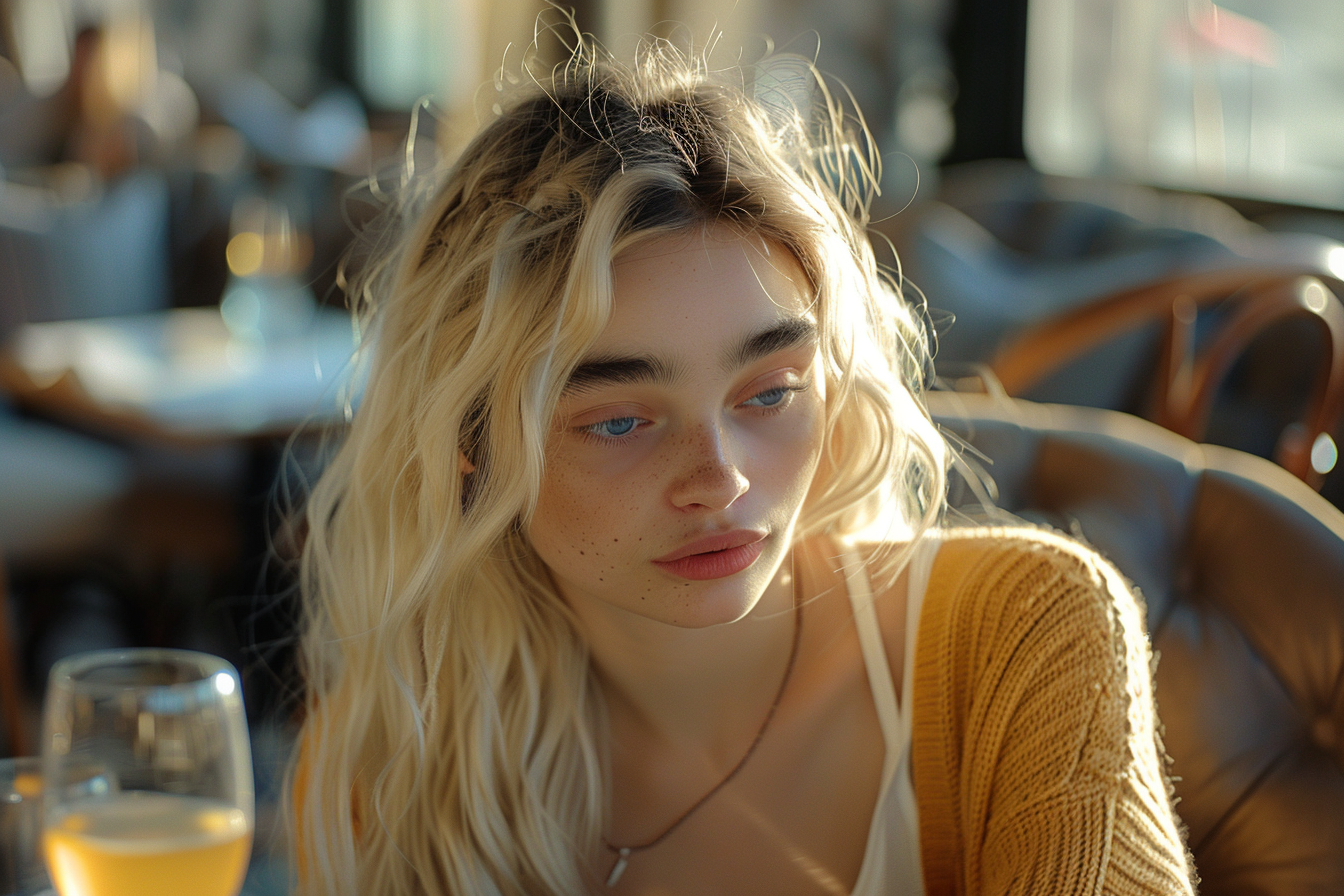 A woman in a restaurant | Source: No source