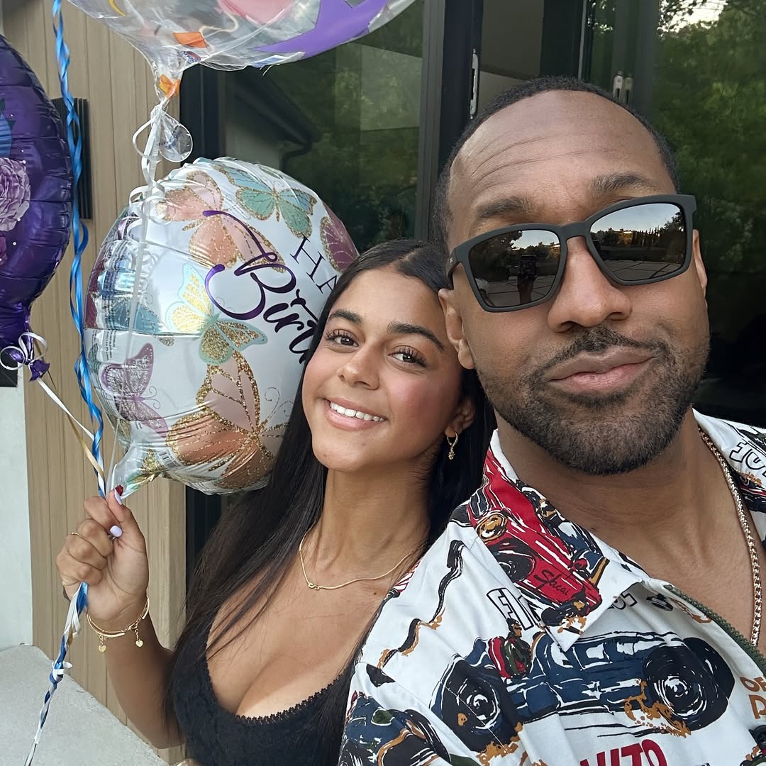 Jaleel White poses with his daughter on her 16th birthday, from a post dated August 14, 2025 | Source: Instagram/jaleelwhite