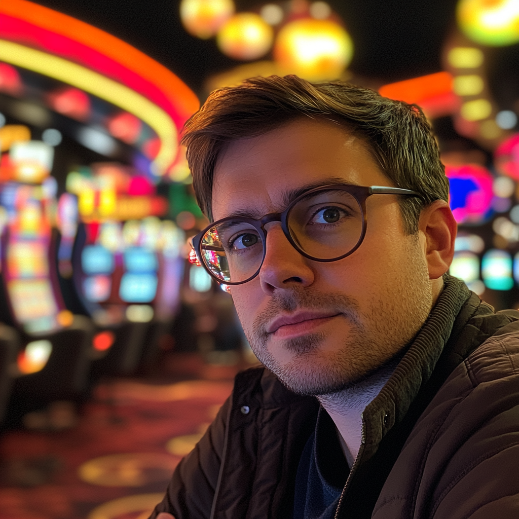 A man in a casino | Source: no source