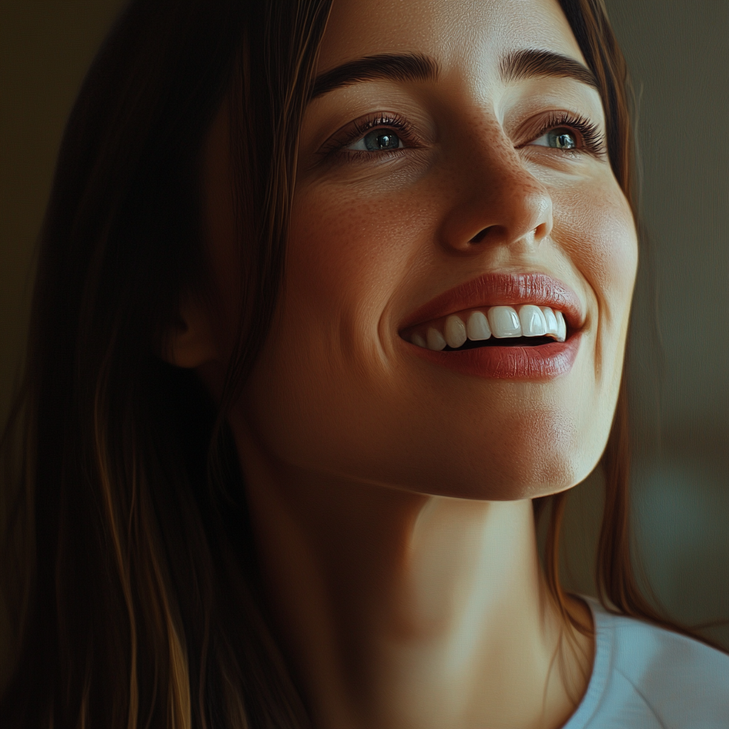 A woman with a smug smile | Source: no source