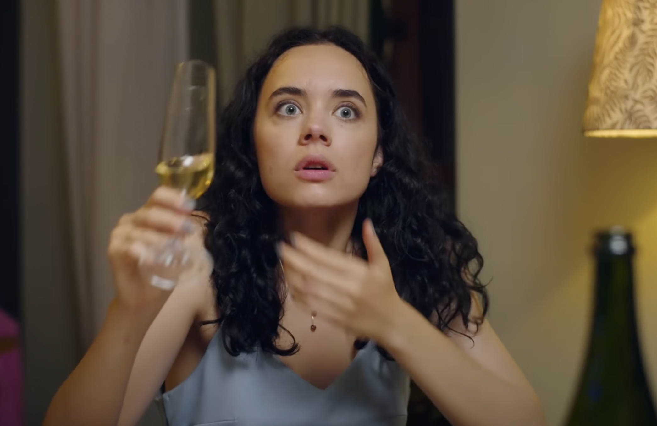 A startled woman | Source: YouTube / DramatizeMe