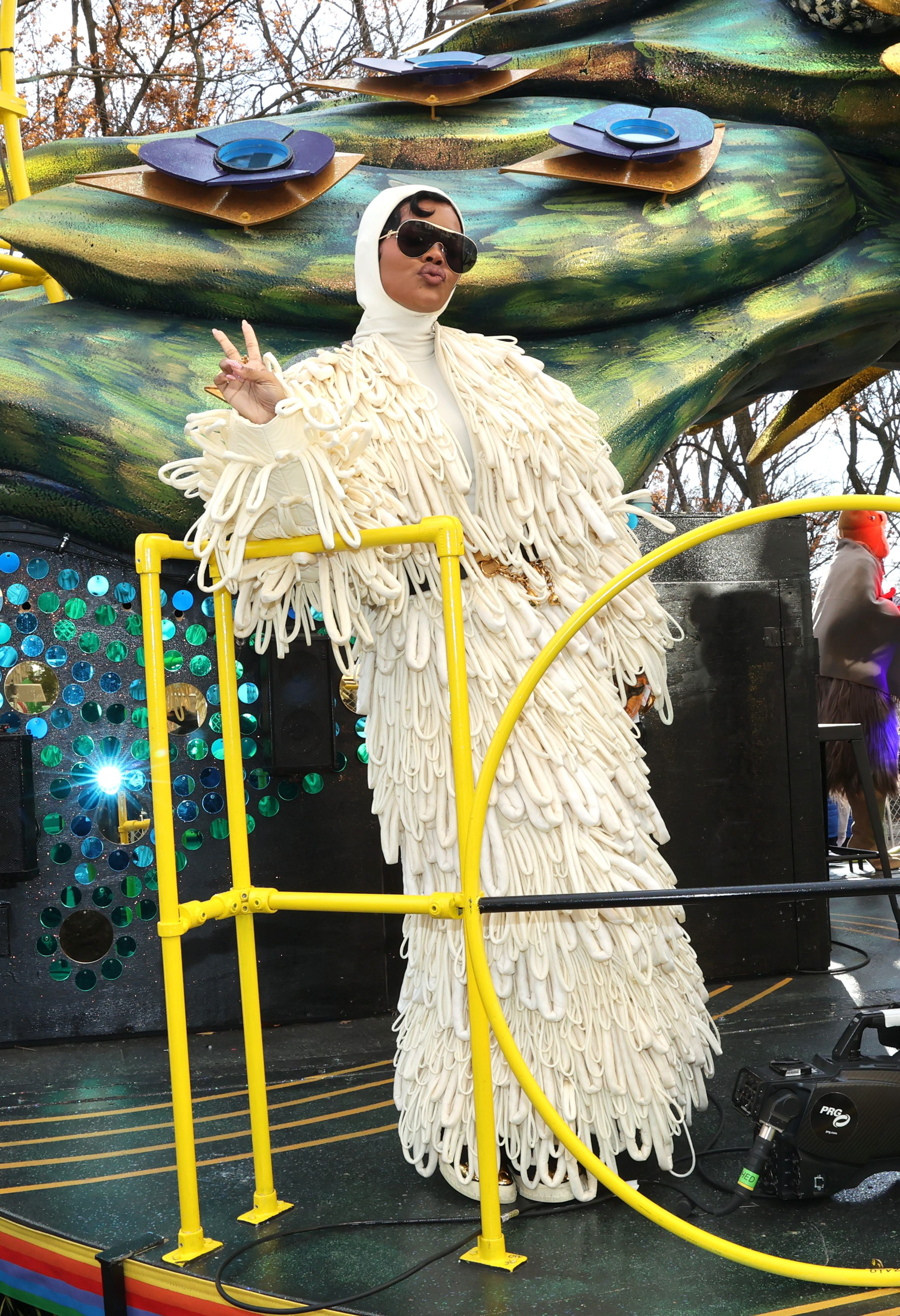 Teyana Taylor is seen at the Macy's Thanksgiving Day Parade on November 27, 2025, in New York City | Source: Getty Images