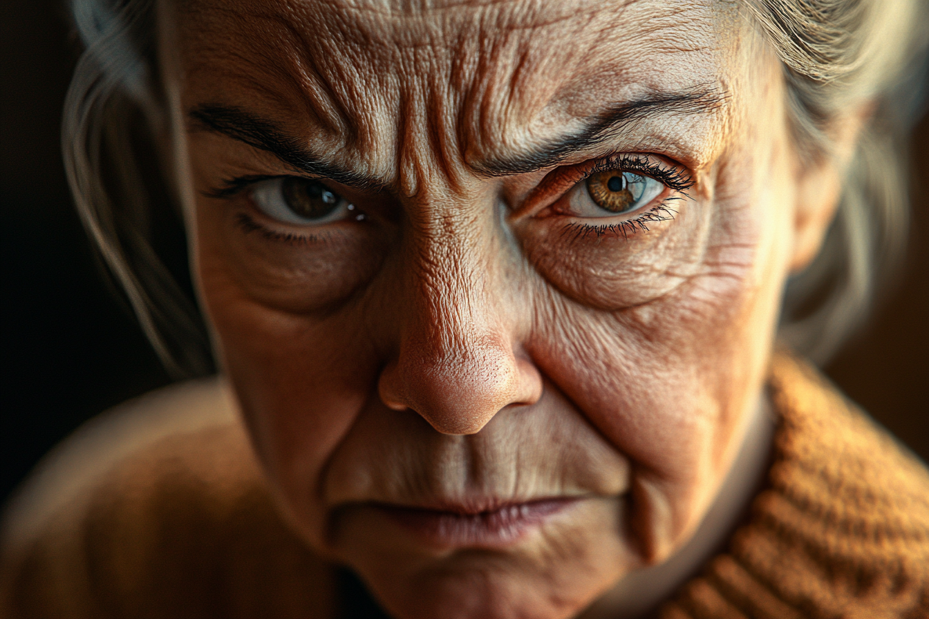 A senior woman frowning | Source: No source