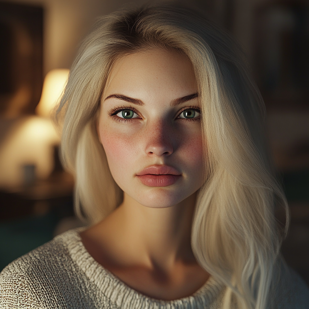 A woman staring at someone | Source: No source