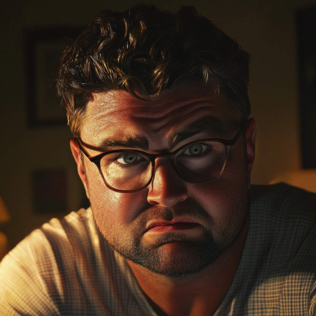 A frustrated man in his bedroom | Source: No source
