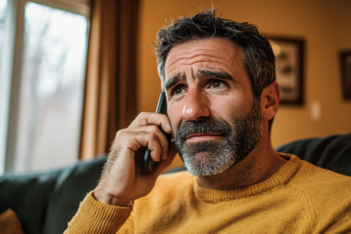 A man speaking on his phone | Source: No source