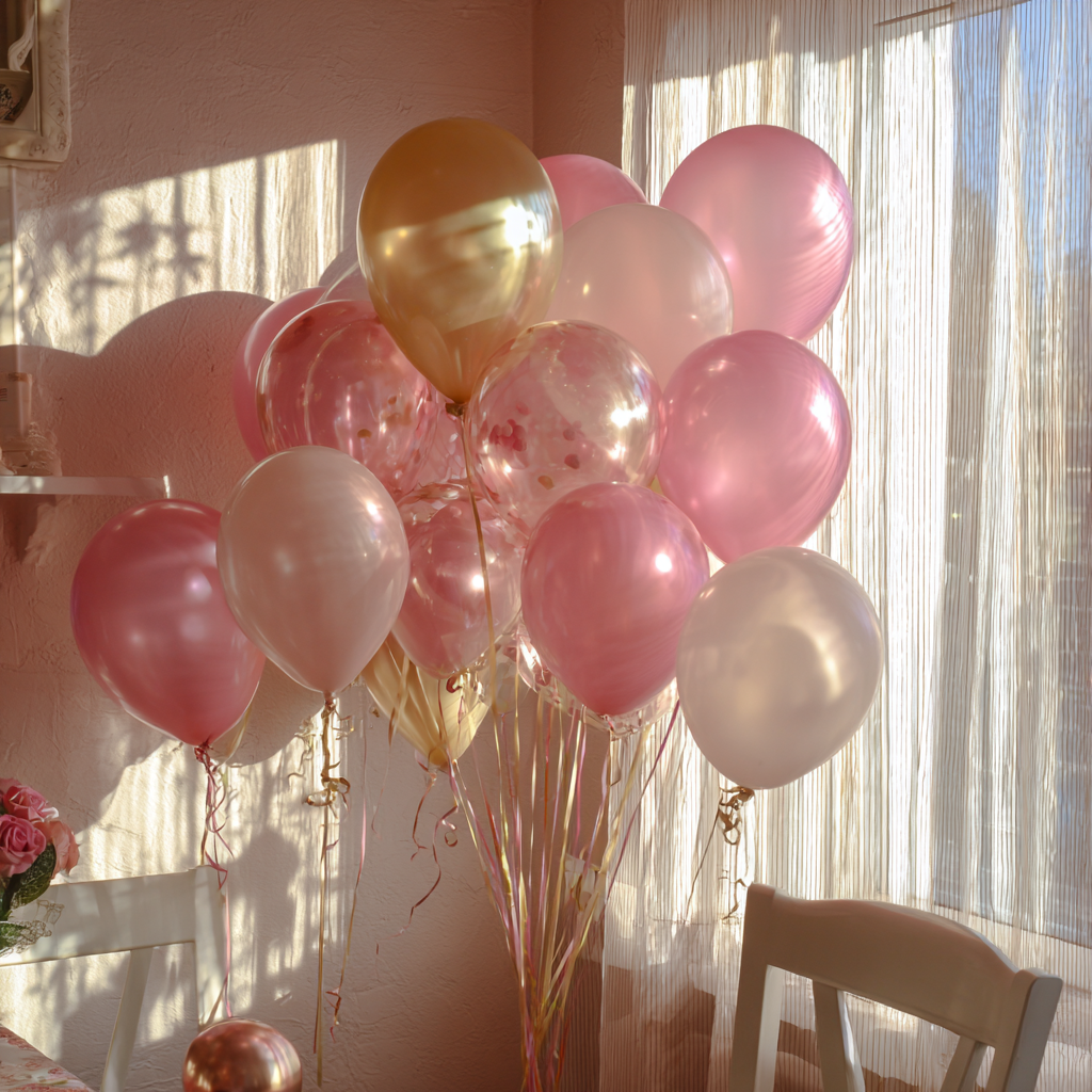 Balloons in a birthday party | Source: No source