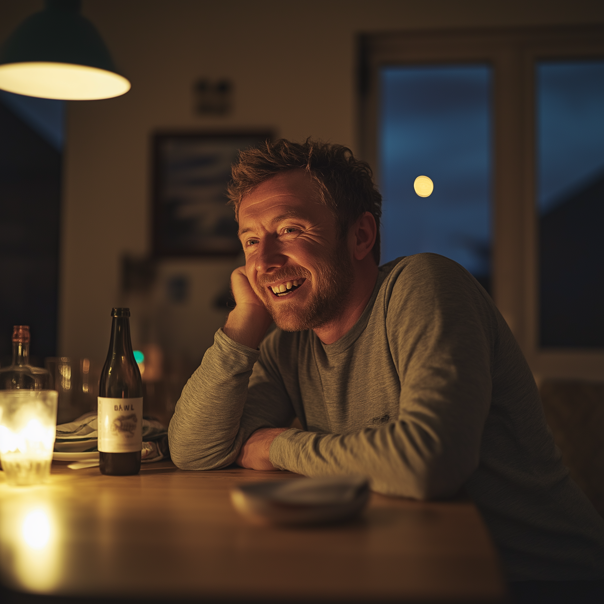 A man laughs to hide his discomfort | Source: no source