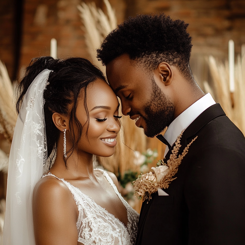 A couple at the altar | Source: No source