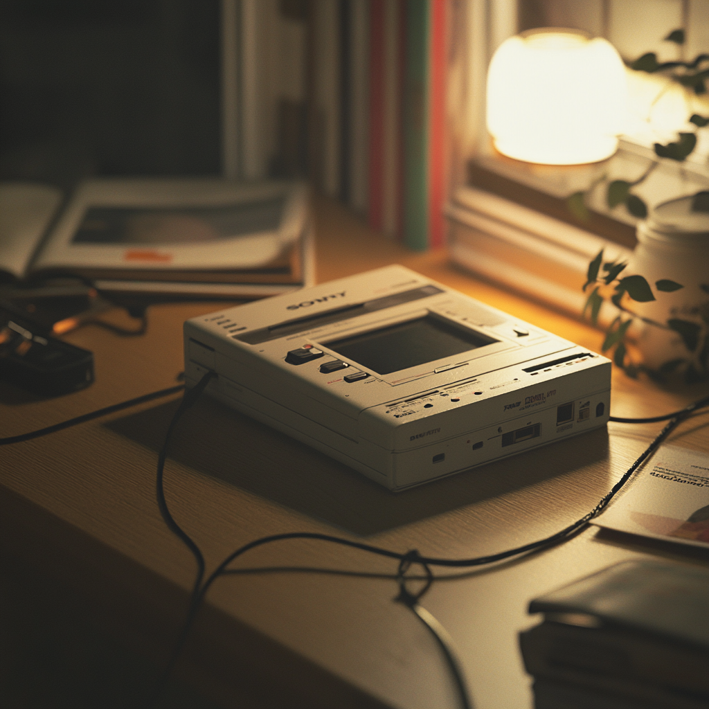 A voice recorder on a table | Source: No source