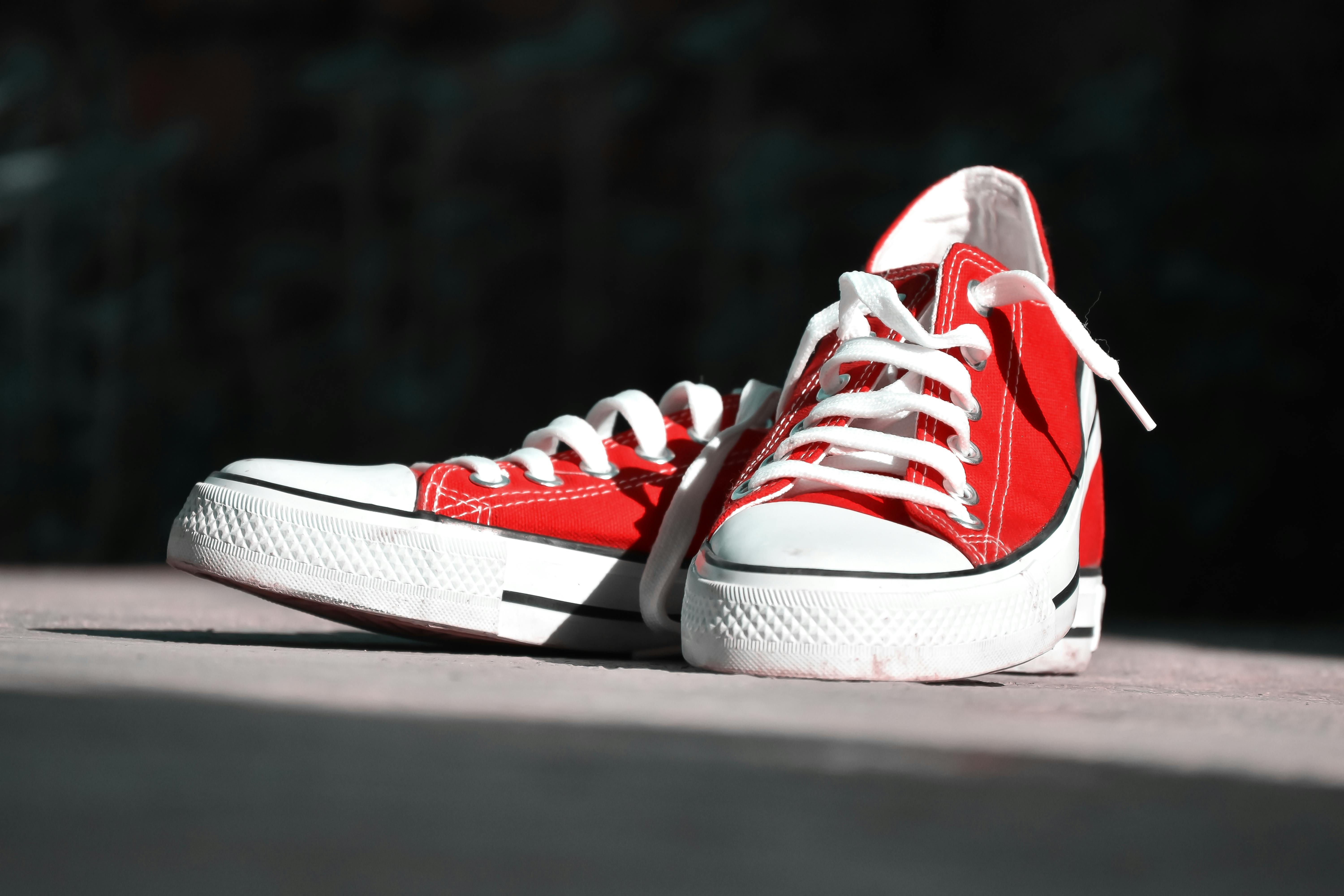Red sneakers | Source: Pexels