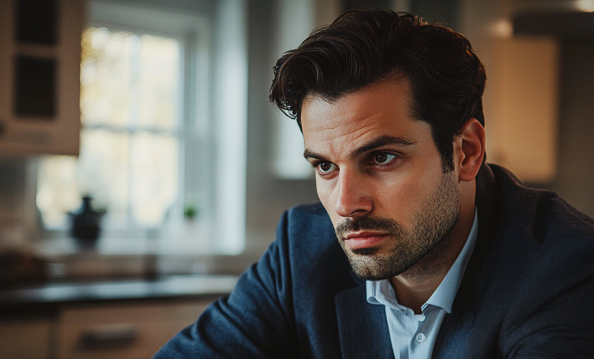 A serious-looking man | Source: No source