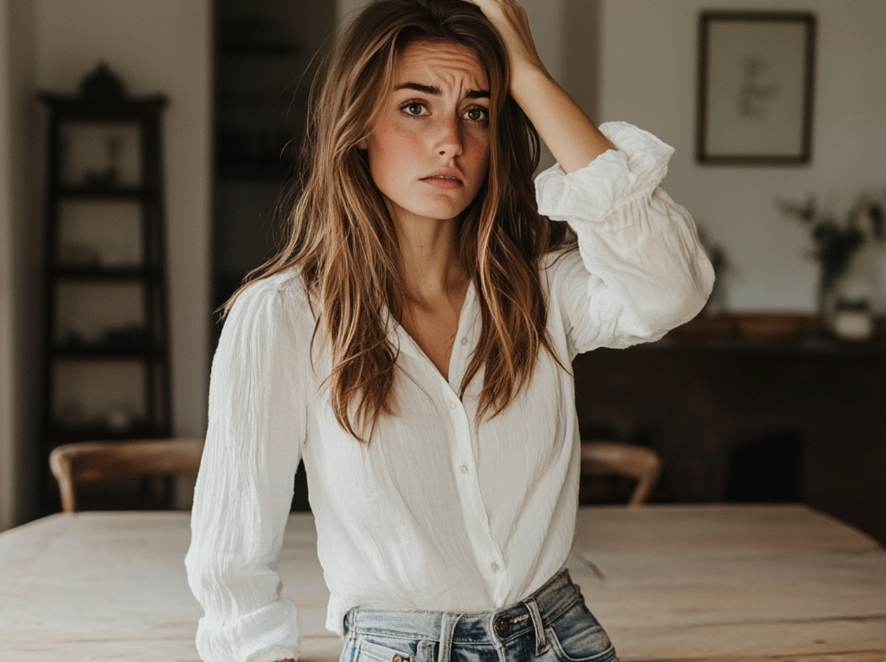 An exhausted woman | Source: no source