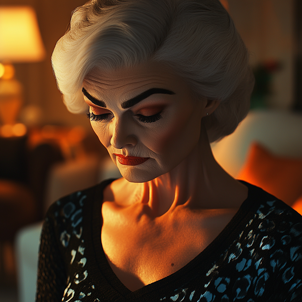 A sad senior woman | Source: no source