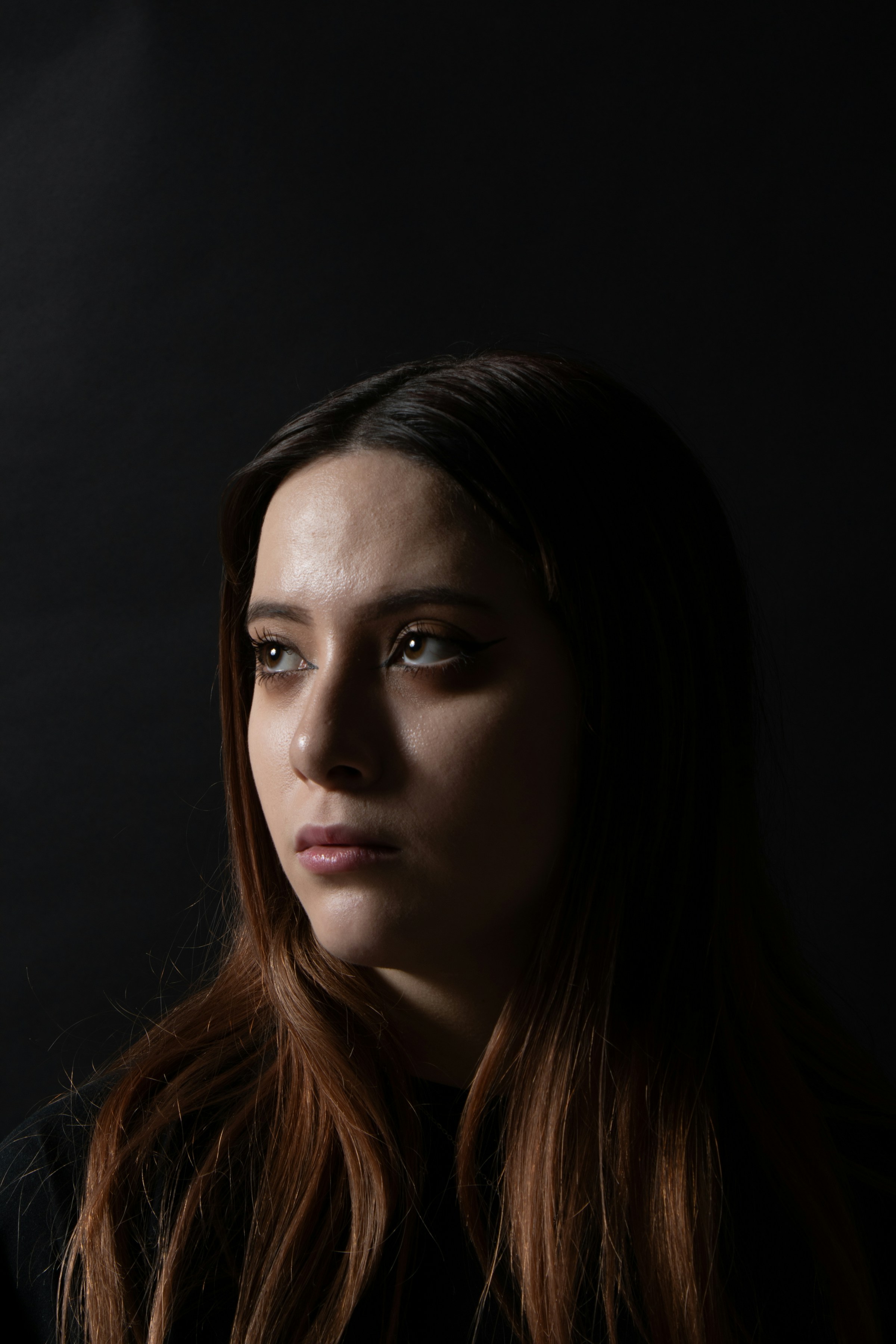 A woman with a serious facial expression | Source: Unsplash