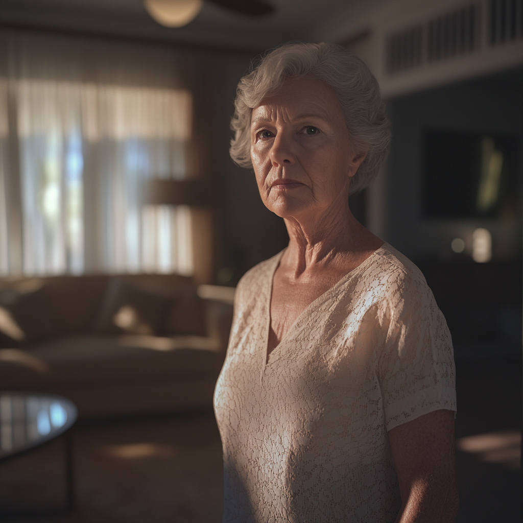 An older woman looking away| Source: no source