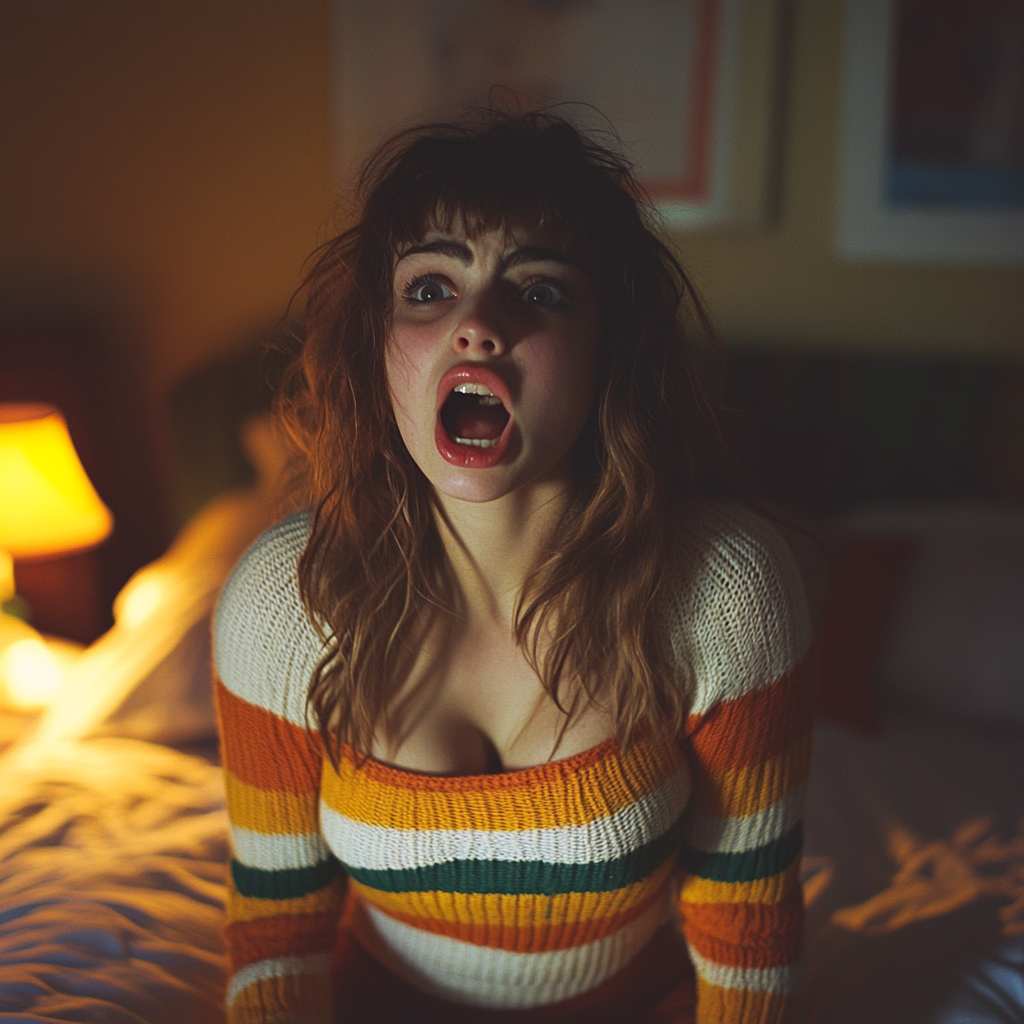 An upset woman shouting | Source: no source