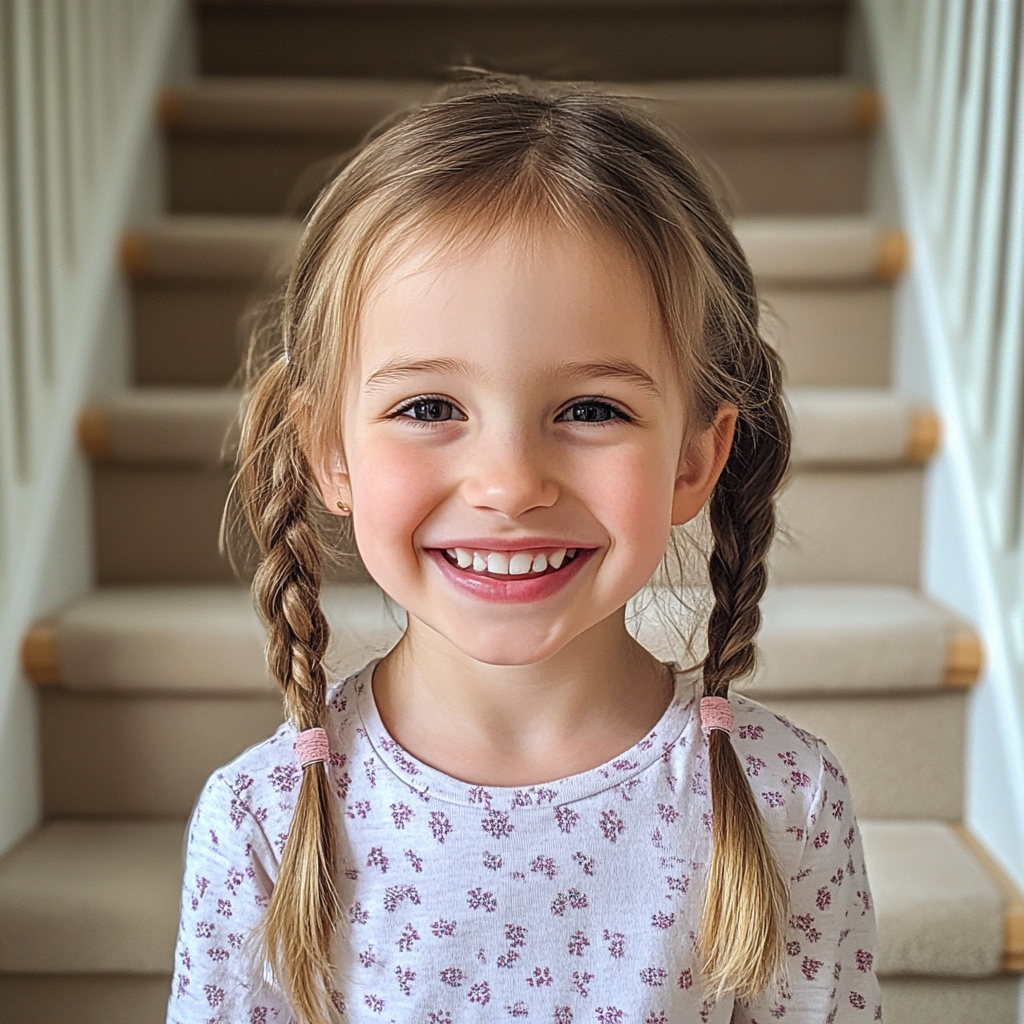 A smiling little girl | Source: No source