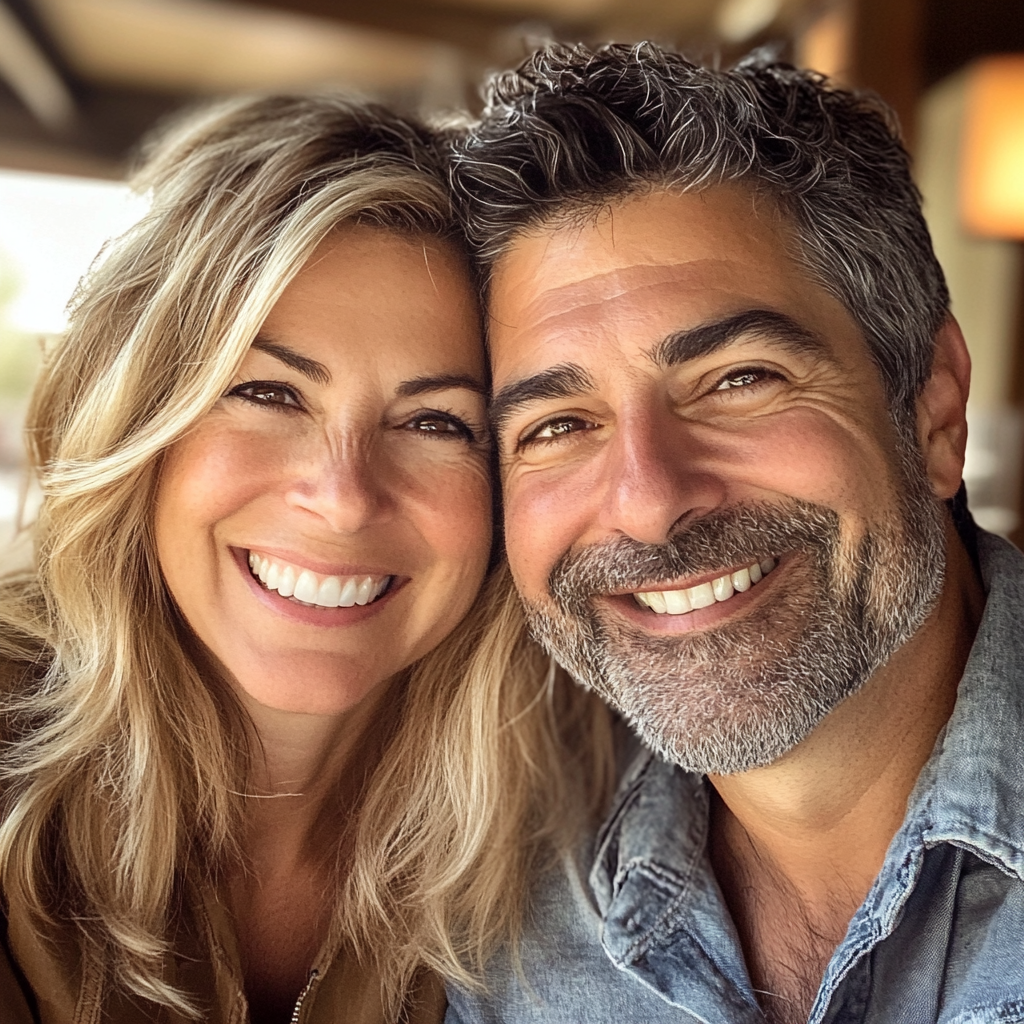 A smiling couple | Source: No source
