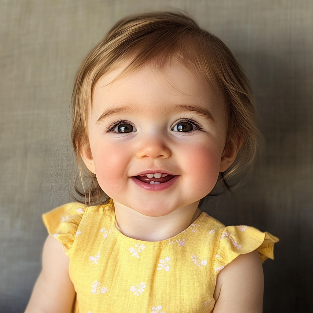 A smiling little girl | Source: no source
