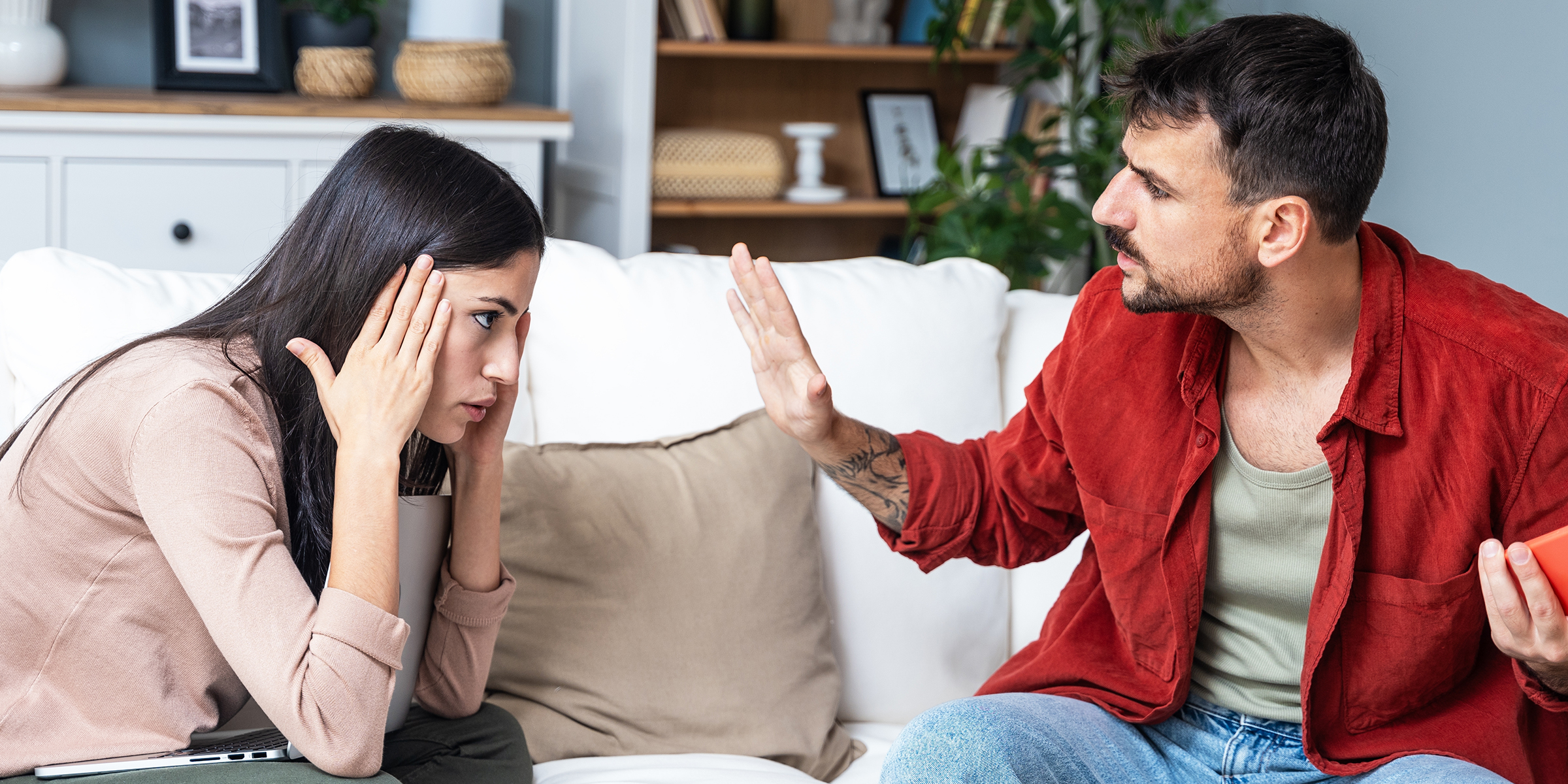 A couple arguing | Source: Shutterstock