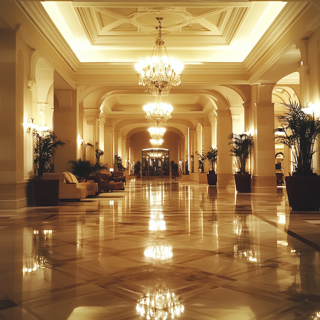 The interior of a hotel | Source: no source