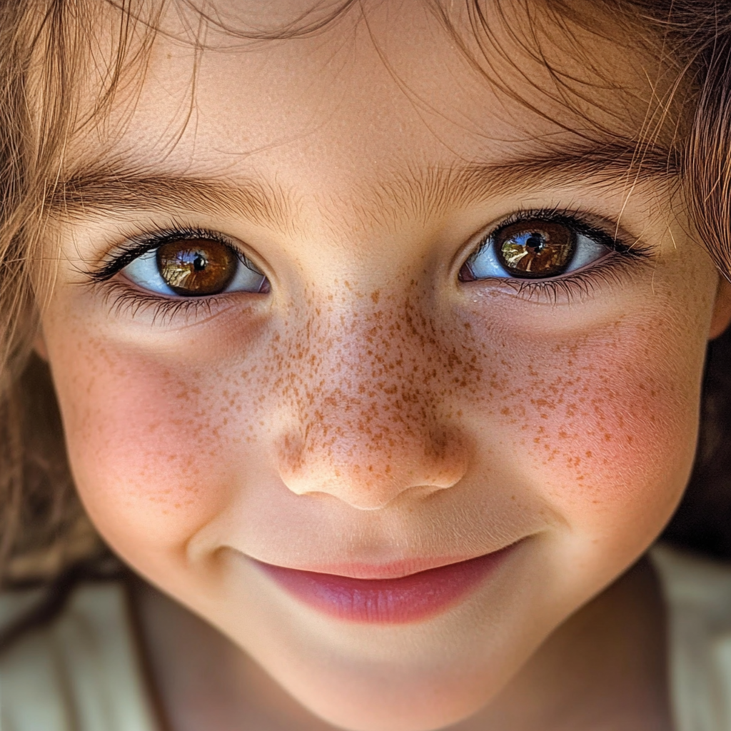 A smiling little girl | Source: No source