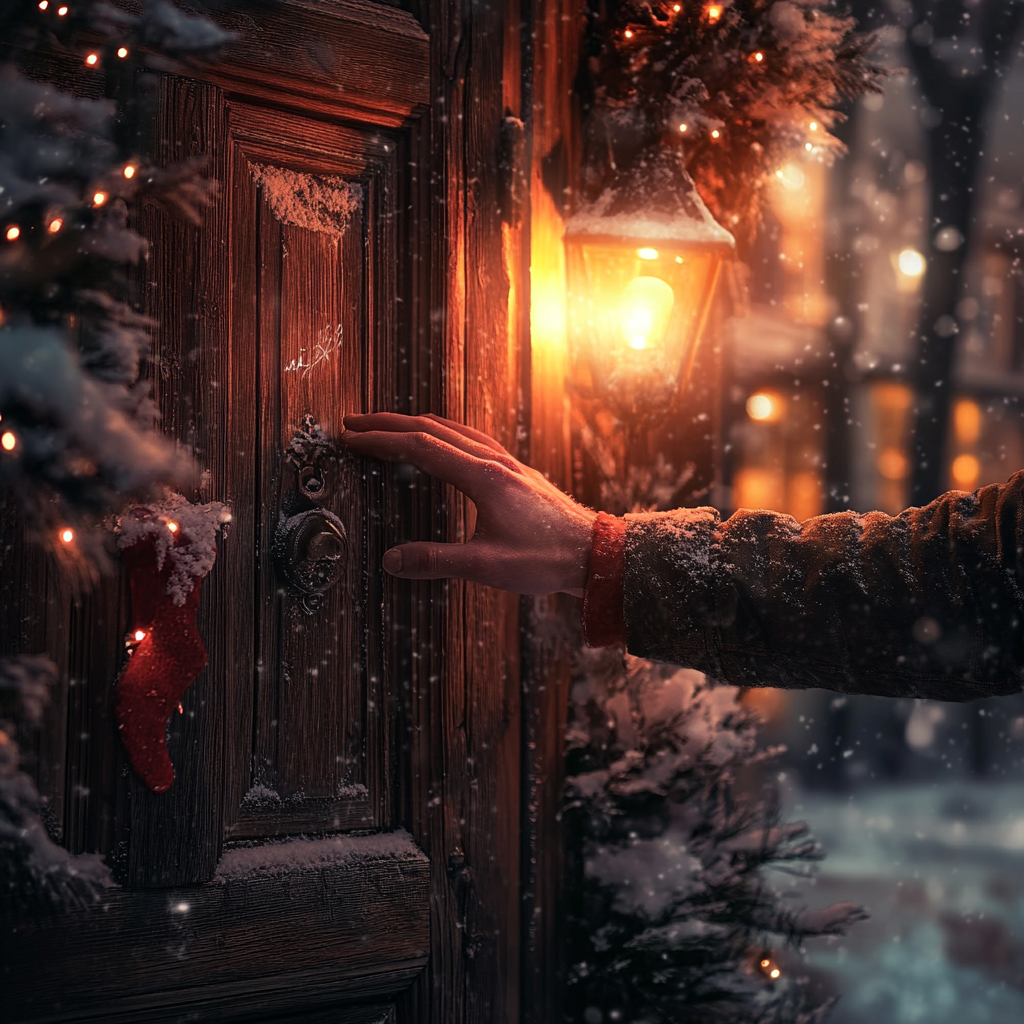 A person knocking on the door | Source: No source