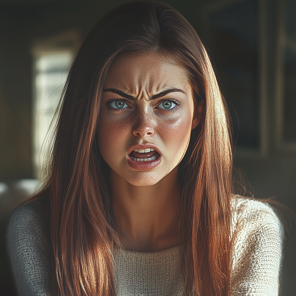 A woman arguing | Source: No source