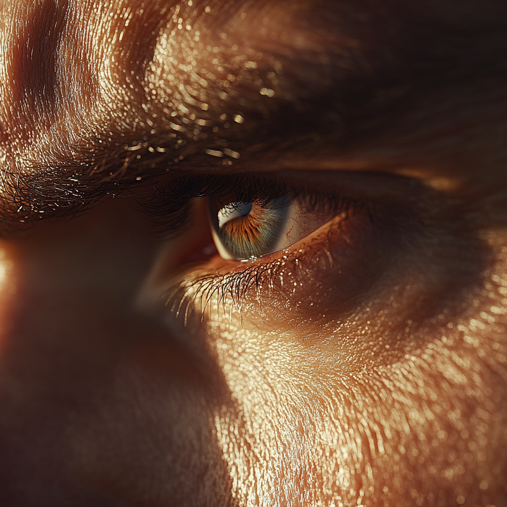 Close-up of a furious man frowning | Source: no source