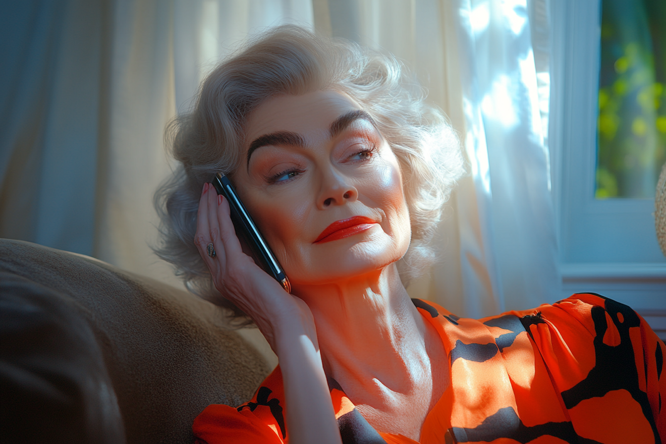 A woman talking on the phone | Source: No source