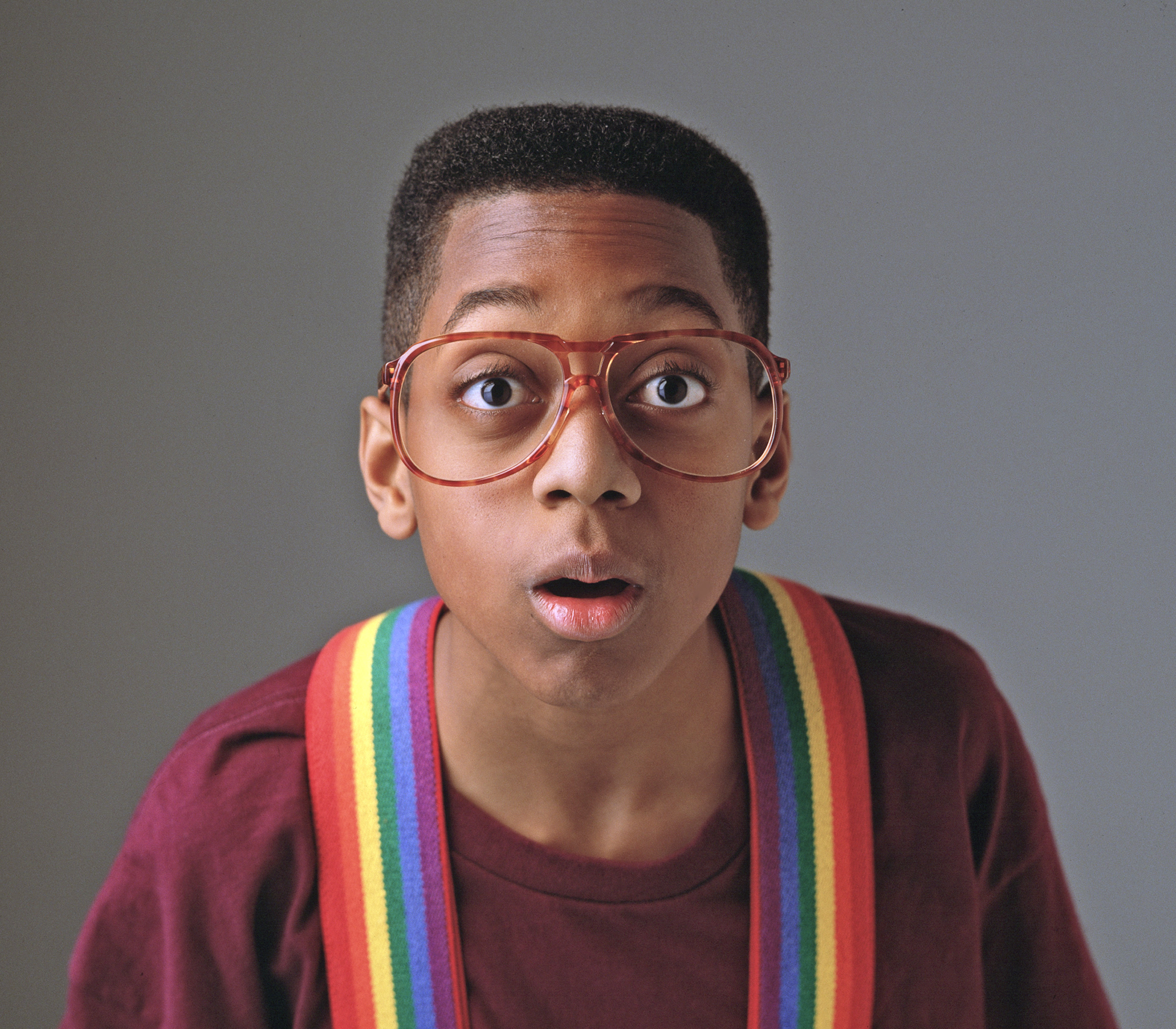 Jaleel White as Steve Urkel in "Family Matters," circa 1990 | Source: Getty Images