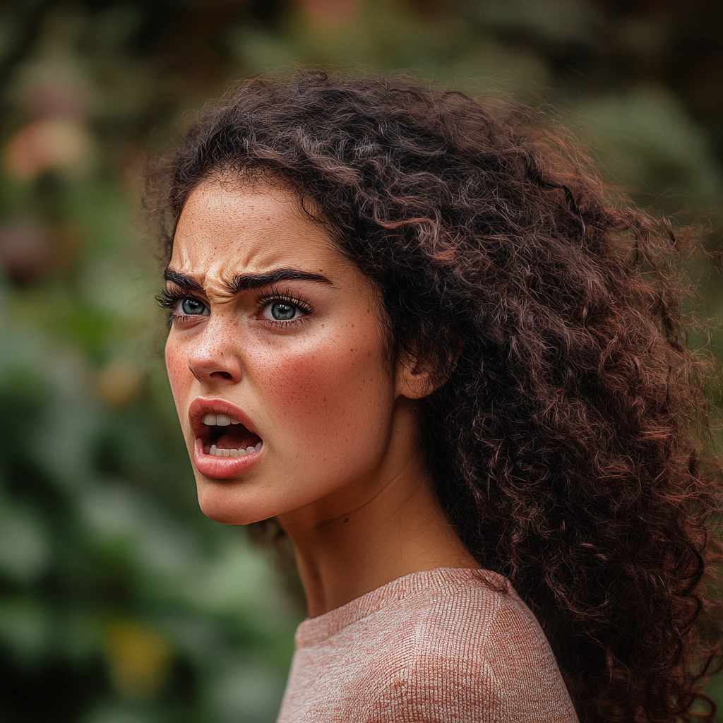 A furious woman | Source: No source