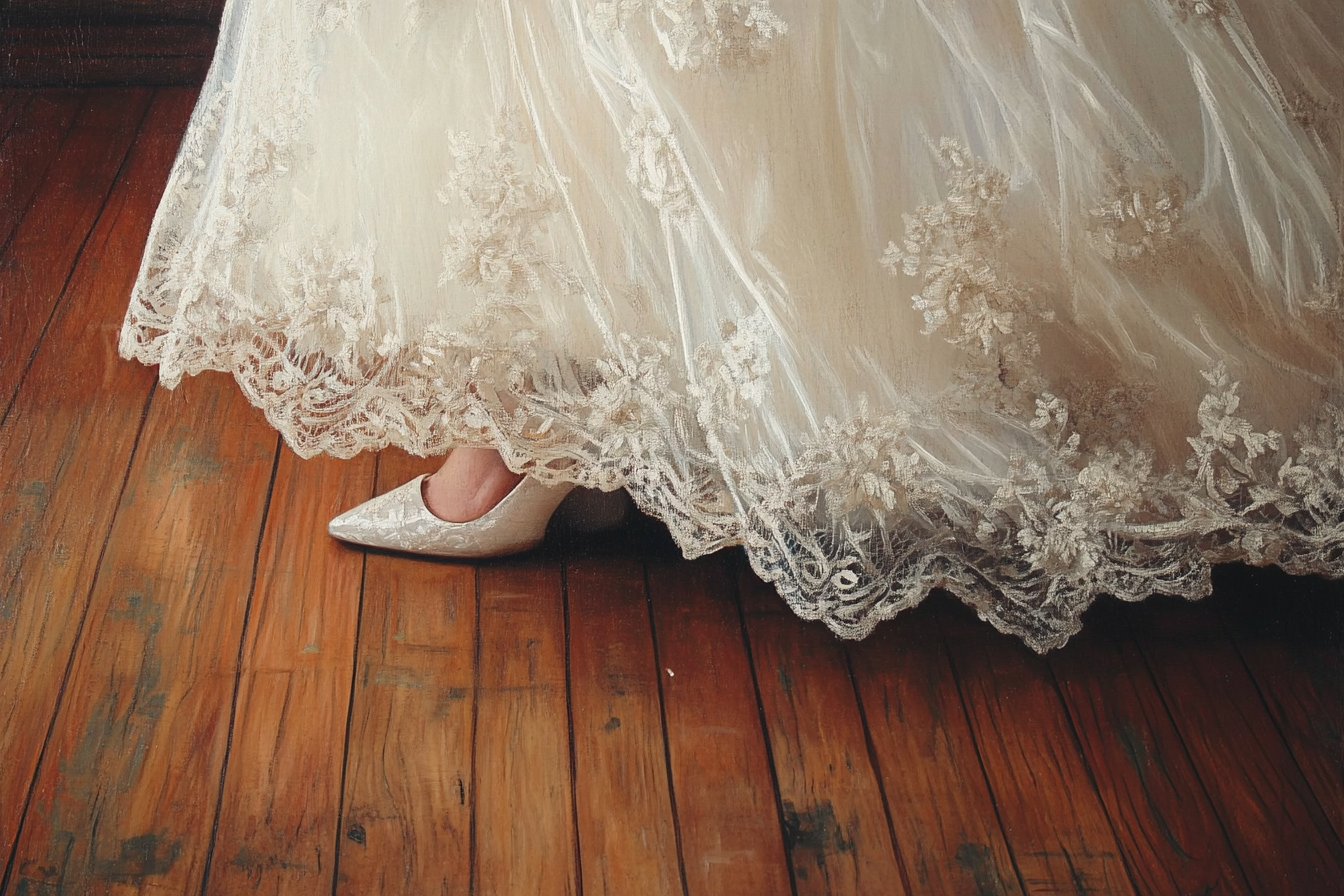 A bride walking | Source: No source
