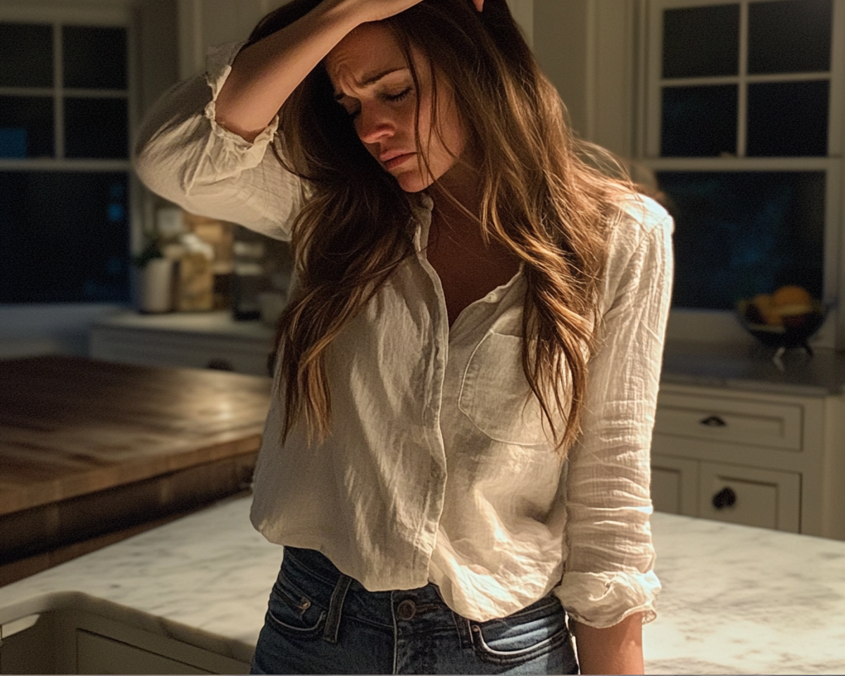 An upset and exhausted woman | Source: no source