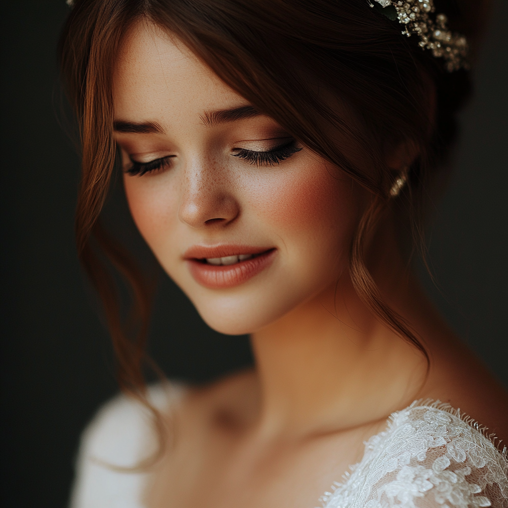A sad bride lost in deep thought | Source: No source