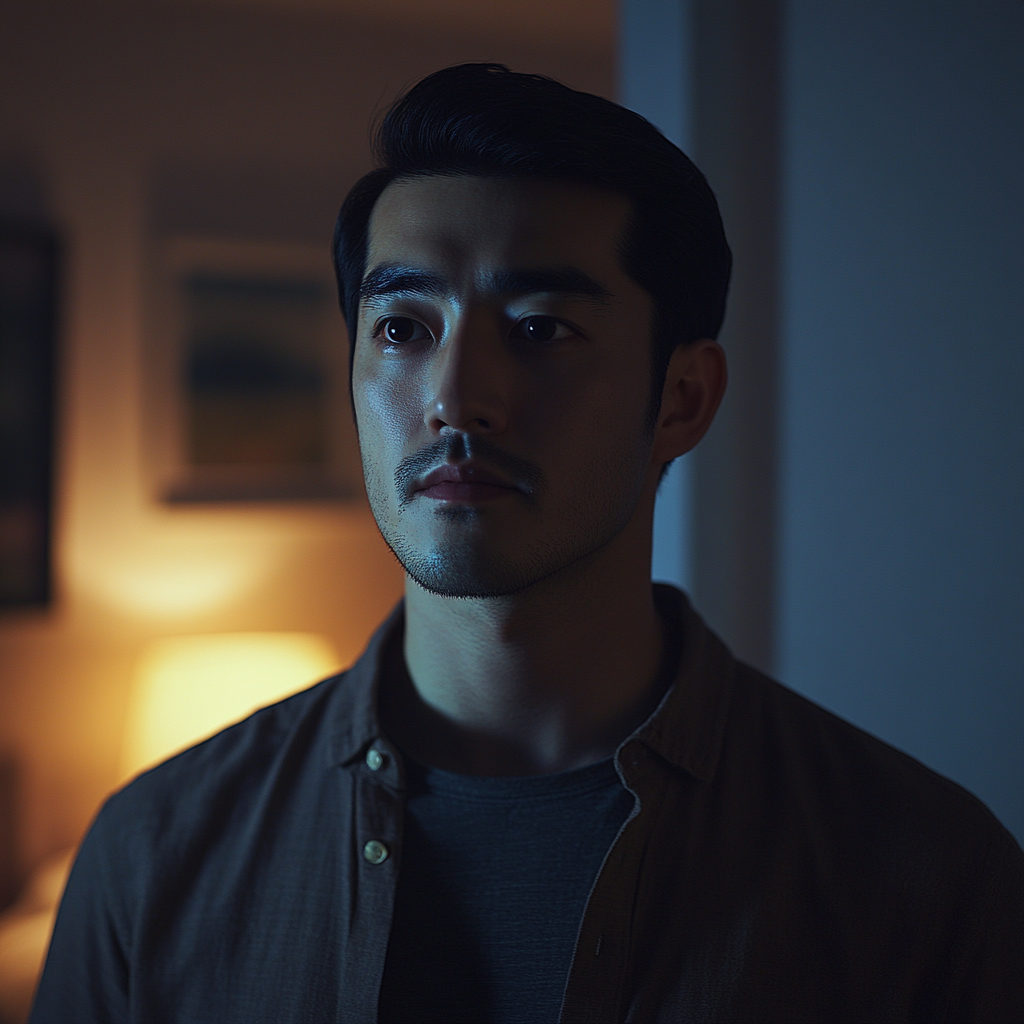 A man standing in a living room | Source: No source