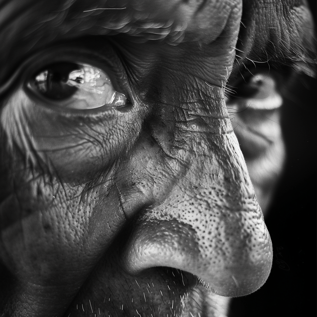 A close-up of an older man | Source: No source