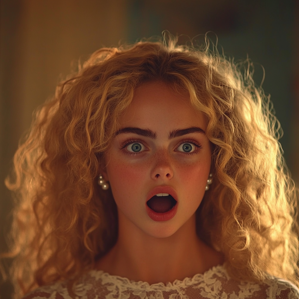 A stunned bride | Source: No source